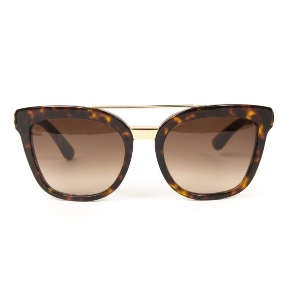 Dolce & Gabbana Brown and Gold Sunglasses